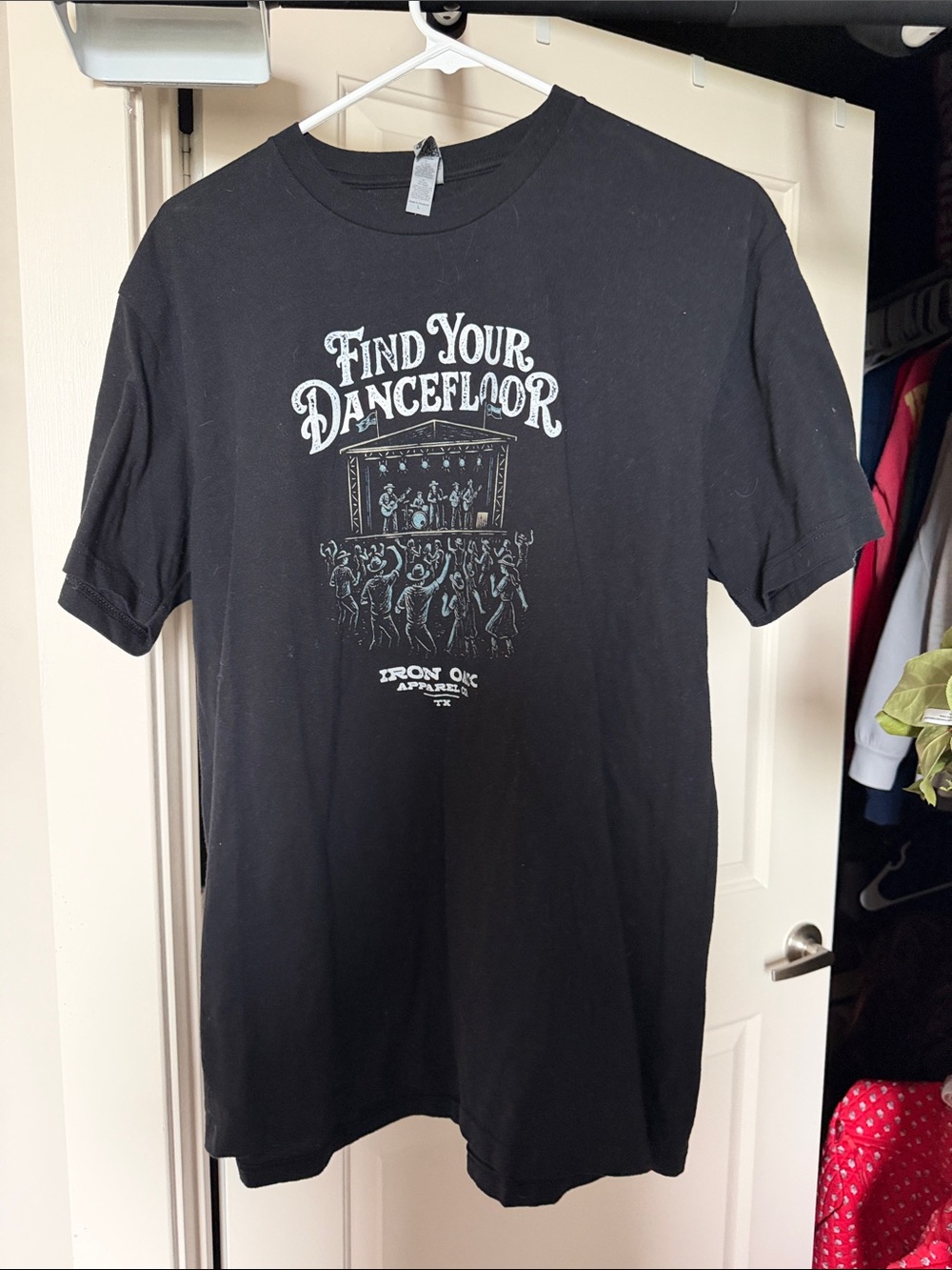 Iron Oak 'Find Your Dancefloor' Black Graphic Tee